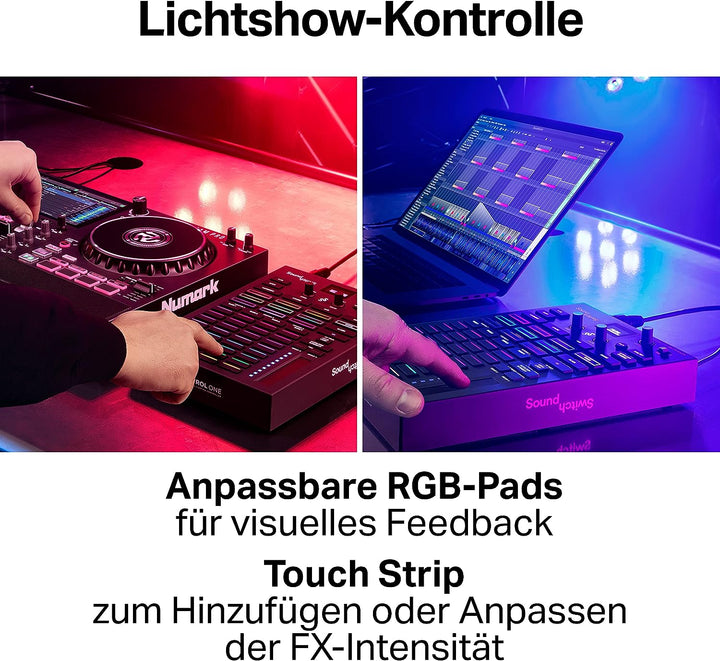 SoundSwitch Control One – Professioneller DMX DJ-Beleuchtungs-Controller mit 3 Monaten SoundSwitch S
