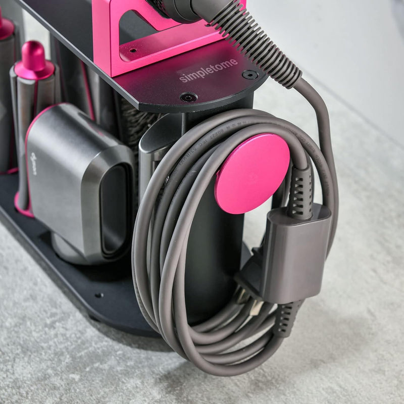 simpletome Halterung für Dyson Lockenwickler Aluminium Ständer Badezimmer Aufbewahrungsgestell für D