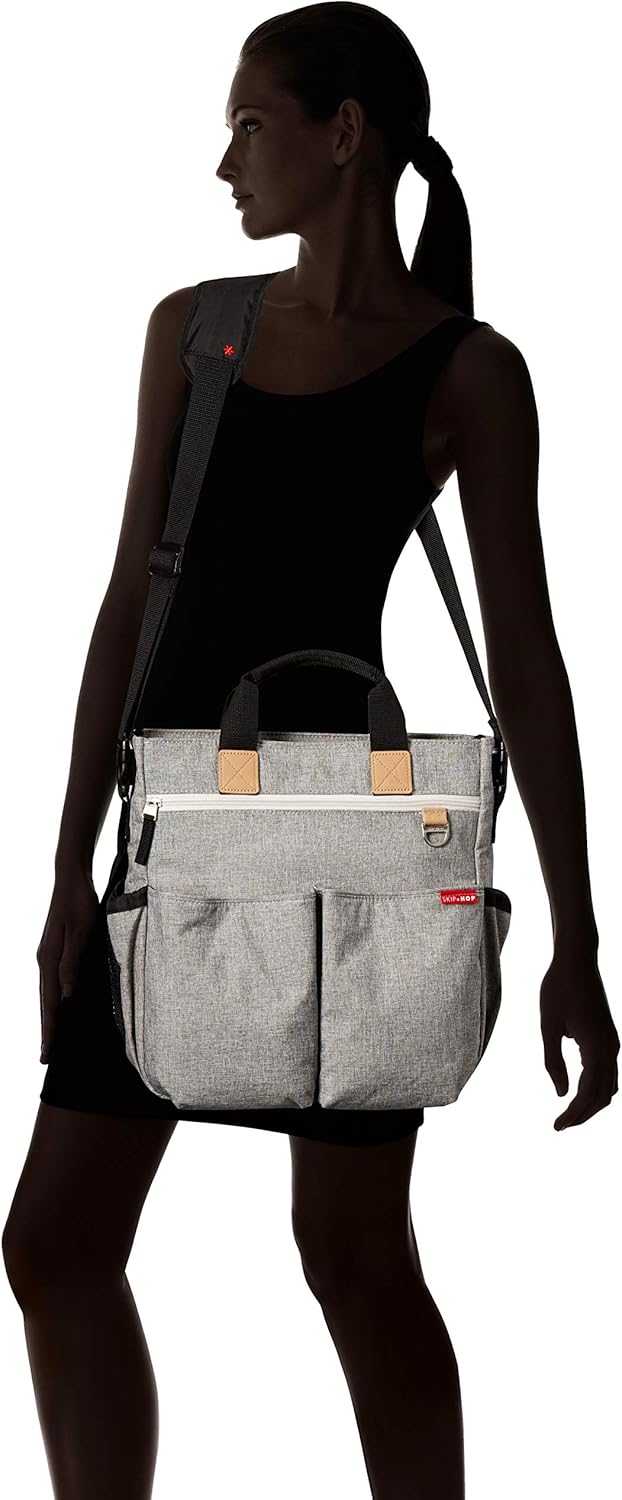 Skip Hop 220301 Dash Signature Heather Grey - Wickeltasche Grau, Grau