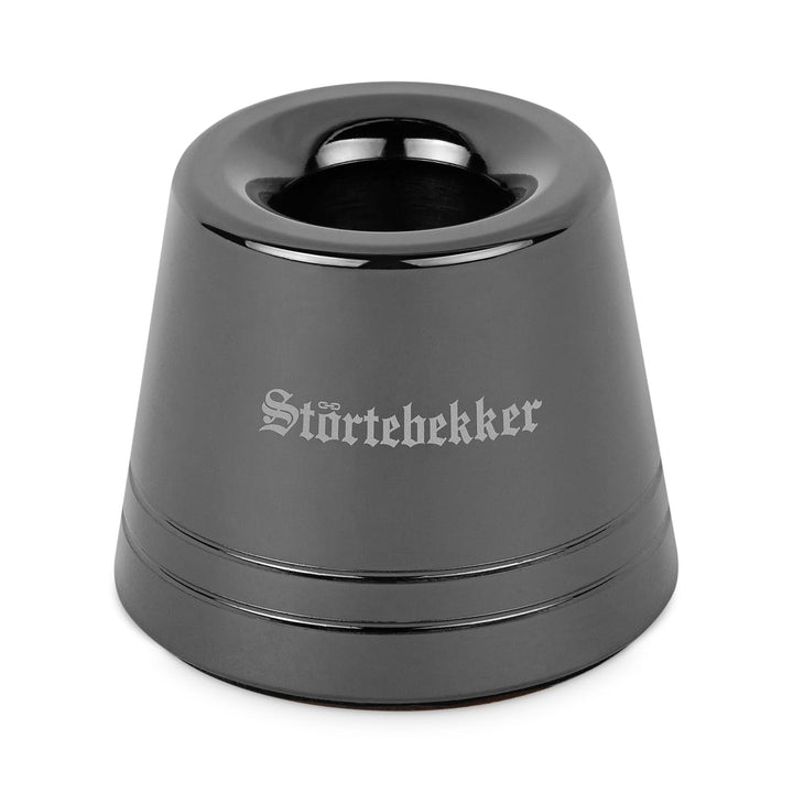 Störtebekker® Premium Rasierständer "Hamburg" aus Edelstahl in Schwarz - geeignet für (Störtebekker)