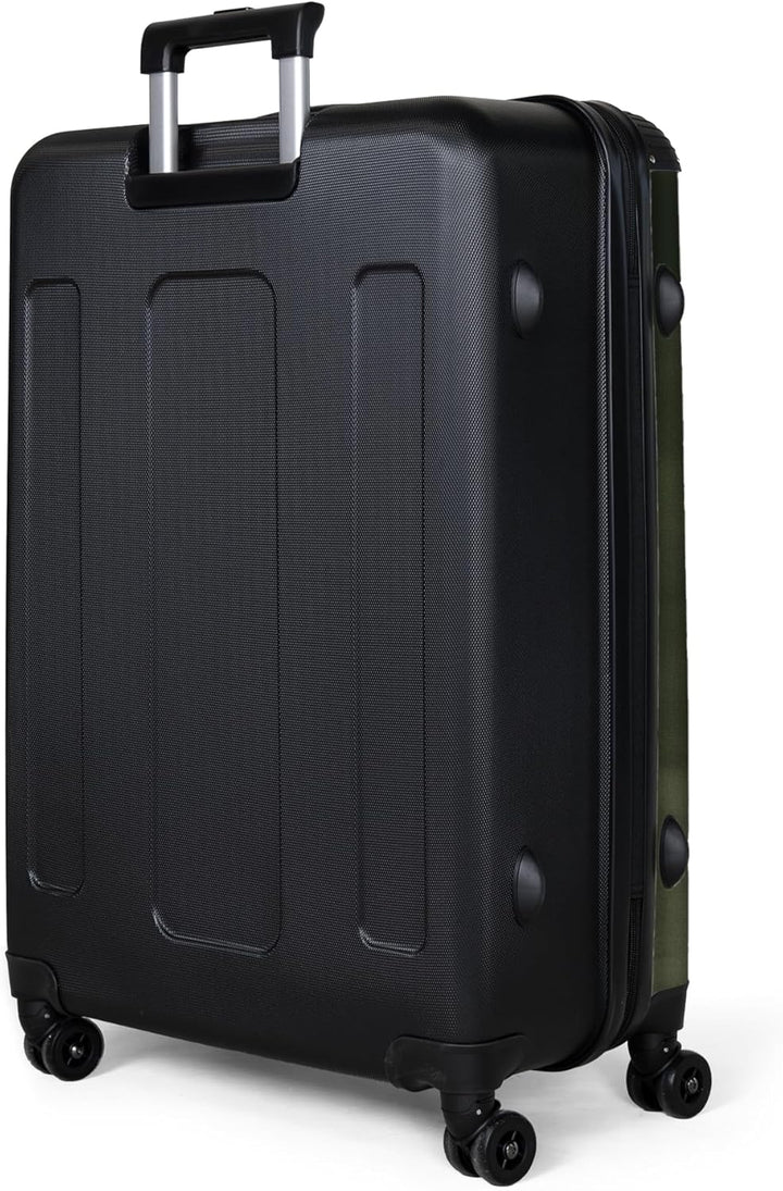 NoBoringSuitcases.com® Koffer XL Gross 77x51.5x28 cm Reisekoffer mit 4 Rollen Leicht Trolley Hartsch
