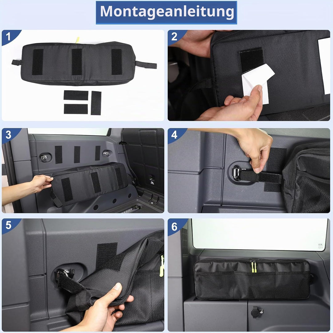 Kofferraum-Organizer-Tasche, kompatibel mit Ineos Grenadier 2020–2024, Kofferraum-Aufbewahrungstasch