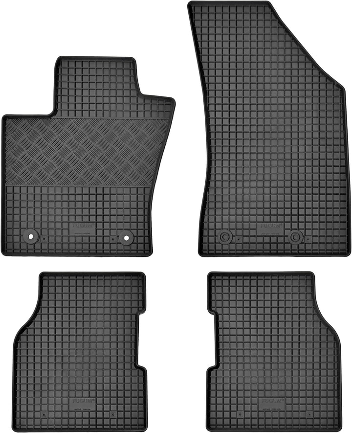 Passgenaue Kofferraumwanne und Gummifussmatten geeignet für Jeep Compass ab 2017 + Gurtschoner