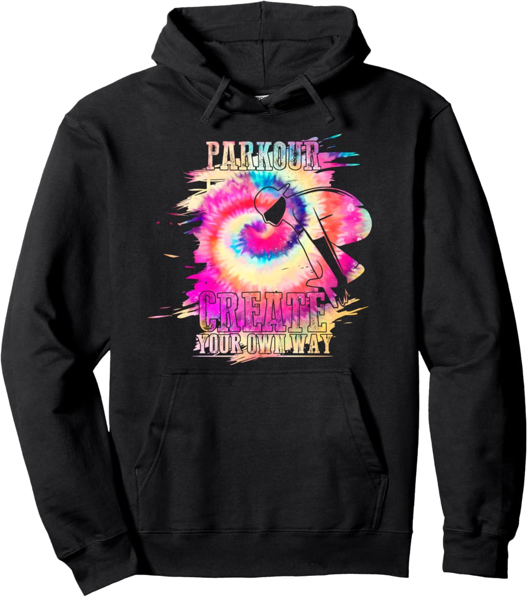 Parkour Urban Gymnast Buntes Regenbogen-Design-Geschenk Pullover Hoodie