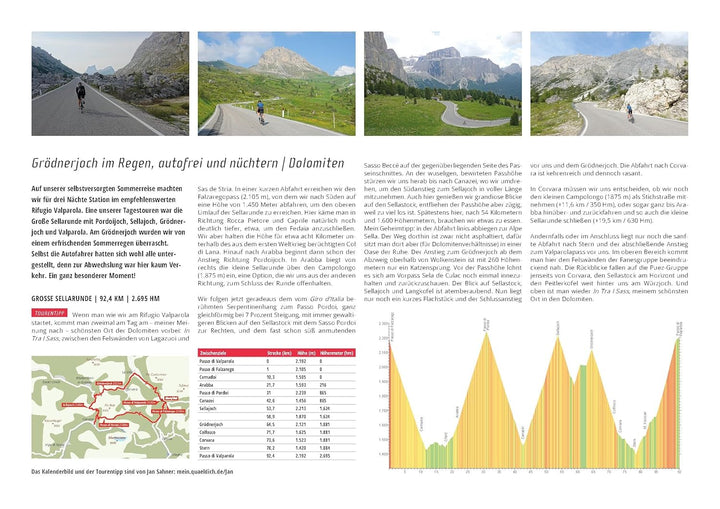 quäldich.de-Rennrad-Kalender 2025 Format DIN A3: Mit 13 Bildern und 12 Touren durch das Radsport-Jah