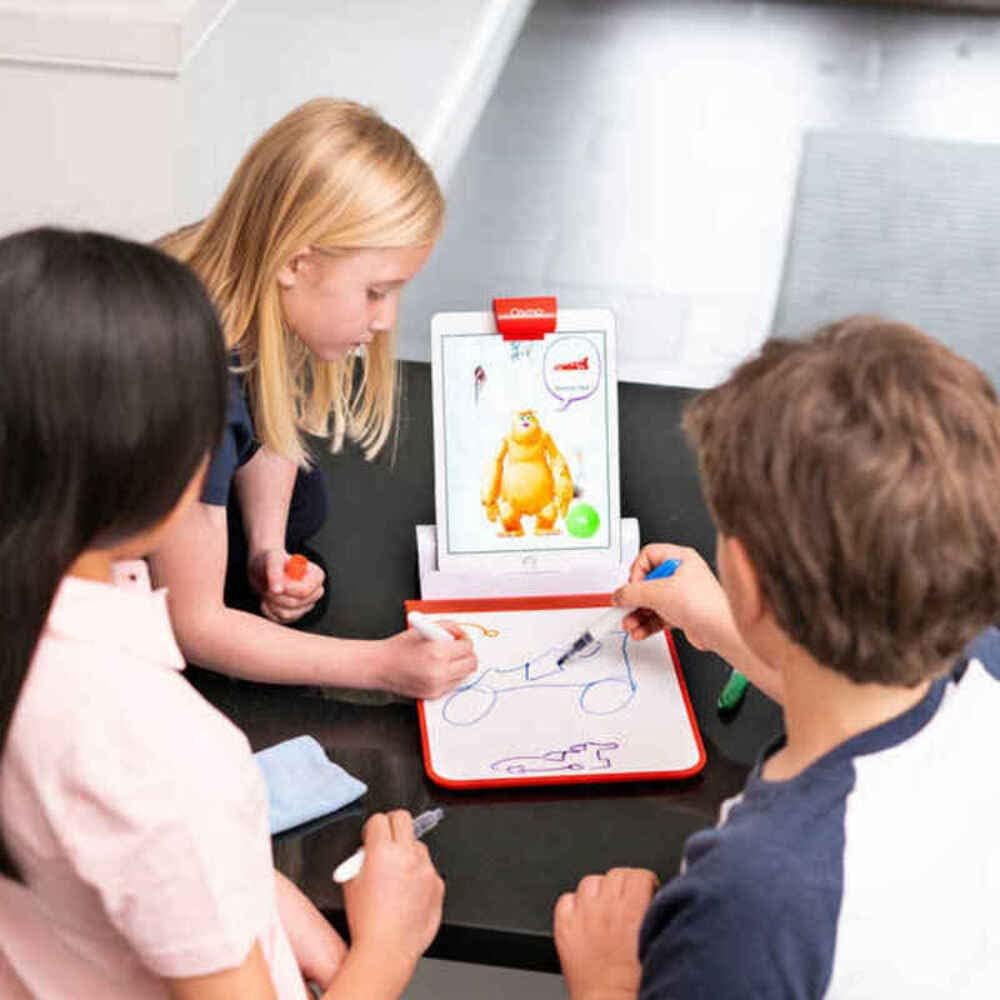 Osmo - Creative Starter Kit for iPad - 3 Educational Learning Games - Ages 5-10 - Drawing, Word Prob