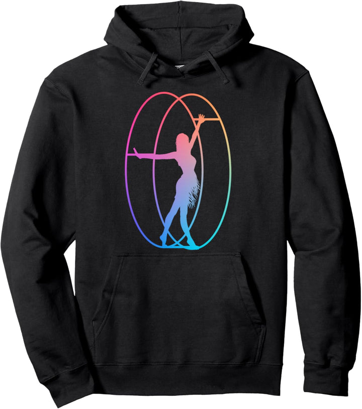 Rhönrad Turnen | Rhönradturnen Sport Mädchen Frauen Pullover Hoodie
