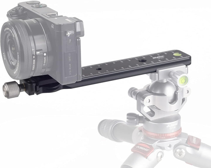 ayex Einstellschlitten, Makroschiene mit Klemme und Schraubkopf DR-200, Für DSLR-Kameras und Stativk