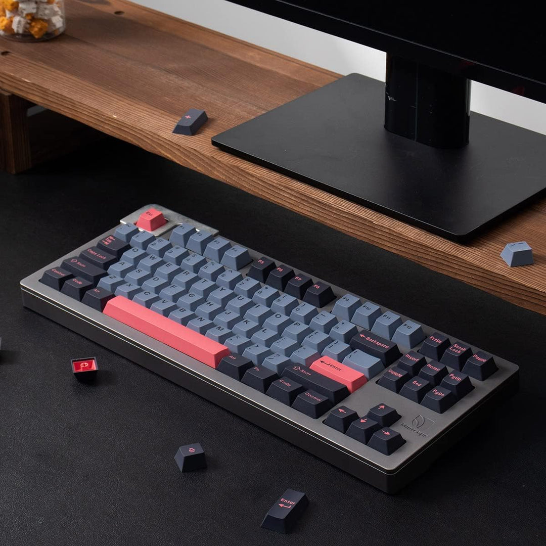 Double Shot Keycaps 173 Tasten Cherry Profil Keycaps Set Fit für 61/64/87/96/100/104/108 Cherry Mx S
