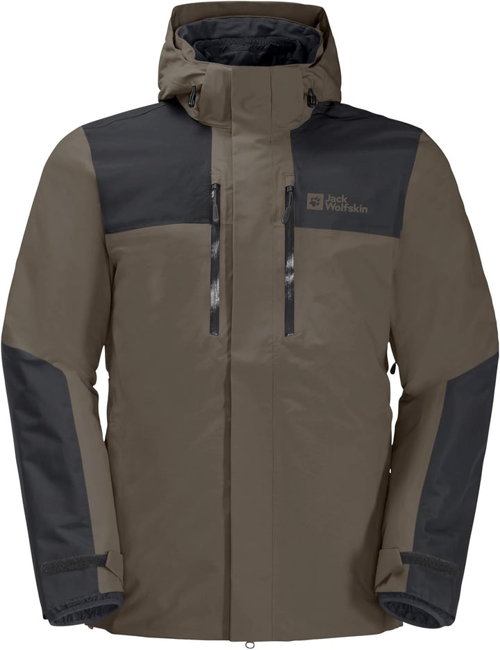 Jack Wolfskin Herren Jasper 3in1 Jkt M Jacket, cold coffee