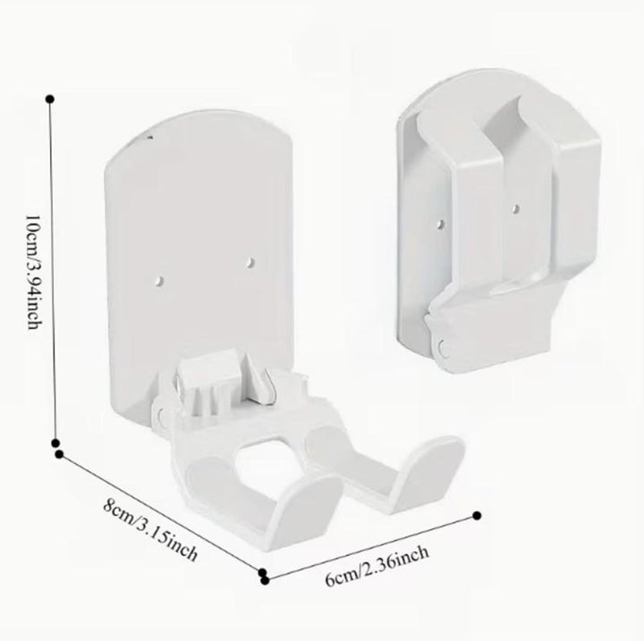 Selbstklebender Controller- und Headset-Ständer, 2er-Pack, wandmontierbar, faltbar, platzsparend, id