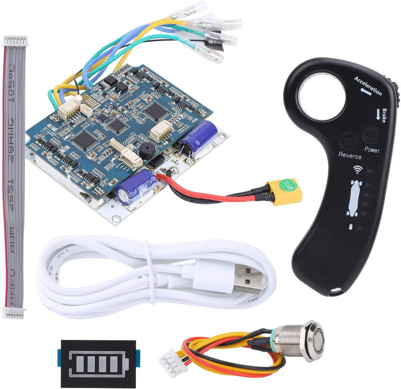 BuyWeek Elektrisches Skateboard Controller ESC Set, Fernbedienung Elektrisch Longboard Controller Si