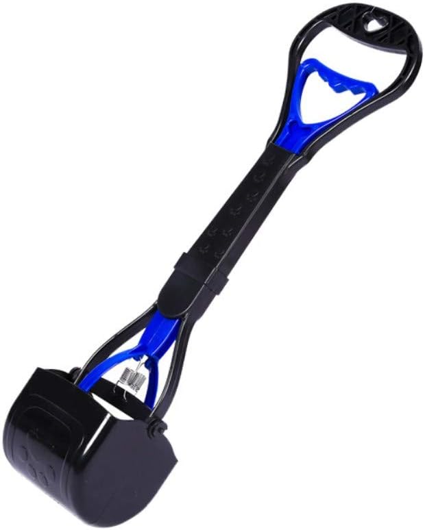 Ceasyde Kotschaufel für Haustiere, 45 cm langer Griff, zum Spazierengehen, für den Innen- und Aussen