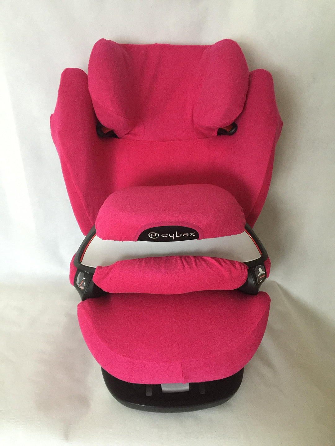 Sommerbezug Schonbezug für Cybex Pallas M und S + M- und S-Fix Frottee 100% Baumwolle pink + Wechsel