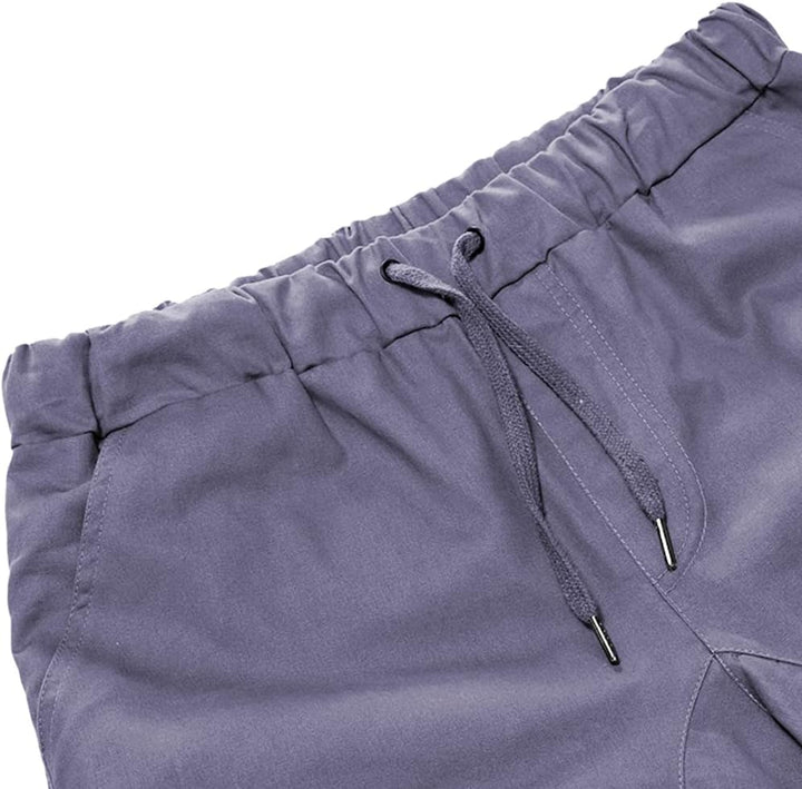 Herren Shorts Sommer Chino Jeans Kurze Hosen Stretch Jogger Cargo Shorts Slim-Fit S 175grau, S 175gr