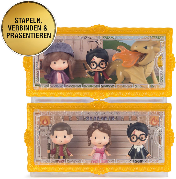 Harry Potter - Micro Magical Moments Sammelfiguren Multipack "Weihnachtsball" mit Harry, Hermine und