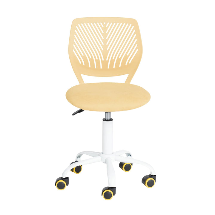 Homy Casa Schreibtischstuhl, verstellbarer Drehstuhl, Bürostuhl, Stoffsitz, ergonomischer Arbeitsstu