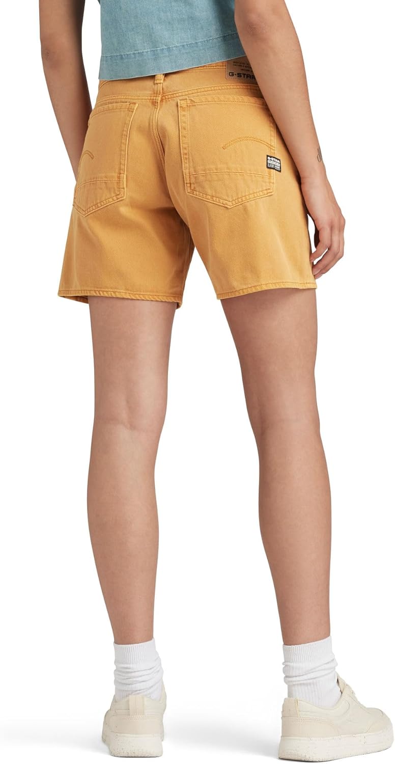 G-STAR RAW Damen Judee Denim Shorts 31W Gelb (Rainbow Harvest Gd D23211-d300-g039), 31W Gelb (Rainbo