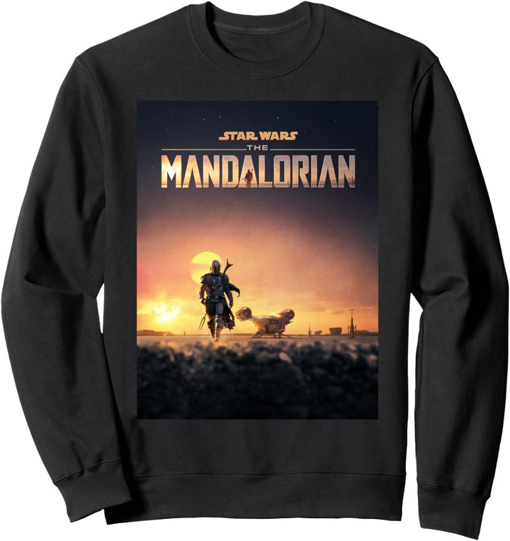 Star Wars The Mandalorian Disney+ Series Poster Sweatshirt