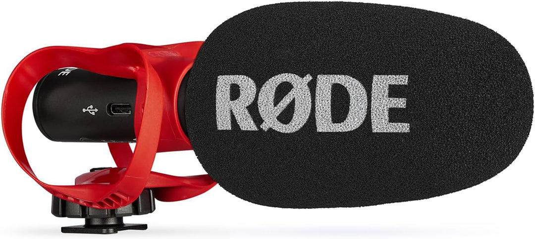Rode Videomic Go II Helix Kamera/USB-Richtmikrofon mit keepdrum Schwanenhals Tischstativ Videomic Go