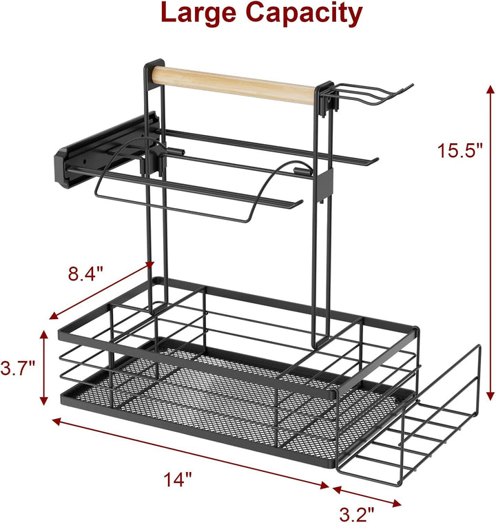 Grill-Caddy mit Papierhandtuchhalter