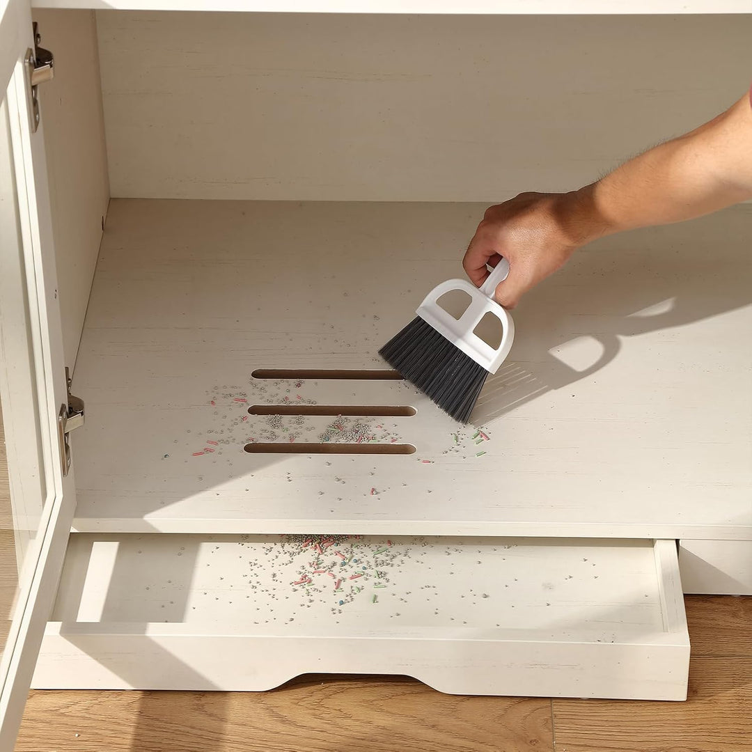 FOREST GRAVITY Katzenschrank Katzentoilette Klein Katzenklo Schrank Large Cat Litter Box Furniture M