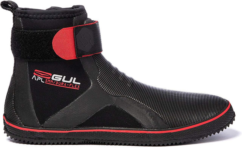 GUL Allzweck-5mm-Neoprenanzug-Stiefel aus Wildleder-Stiefel Boot Black RED - EIN Perfekter Allrounde