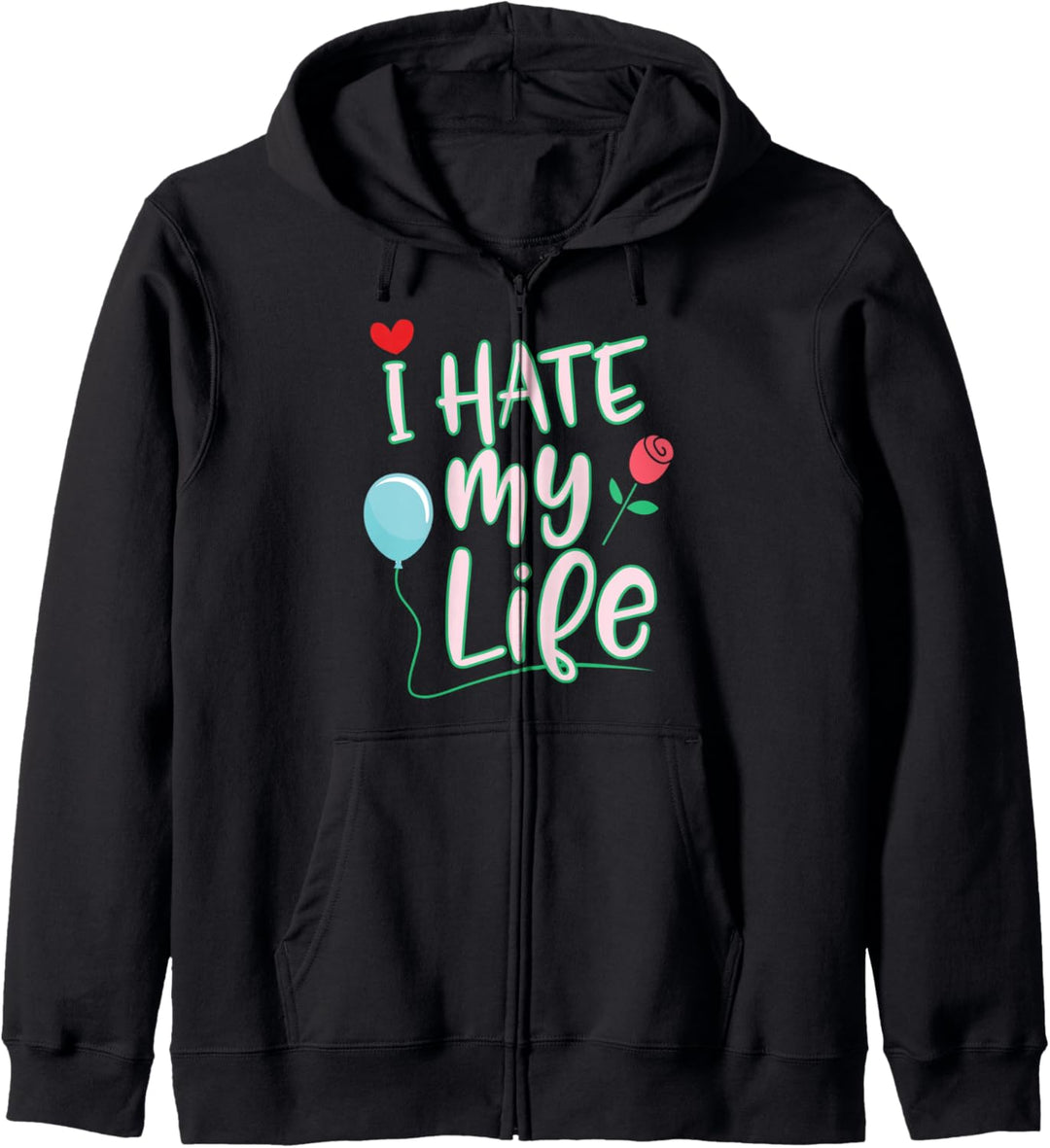 Lustiges „Ich hasse mein Leben Verlierer Fantasy Sport Punishment“ -T-Shirt Kapuzenjacke