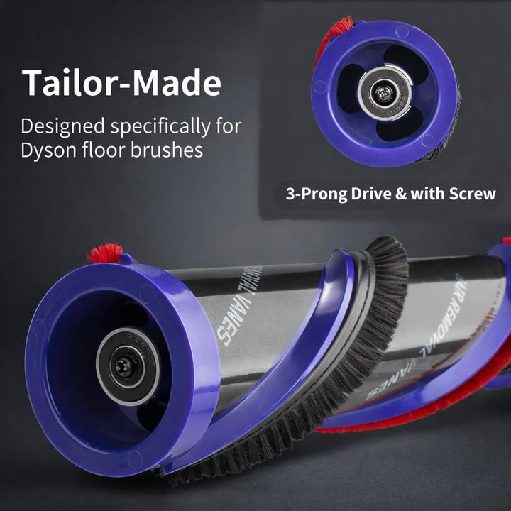 V11 Torque Drive Bürstwalze mit Endkappe, nur für Dyson V11/V15 100W High Torque Bodendüse, kompatib