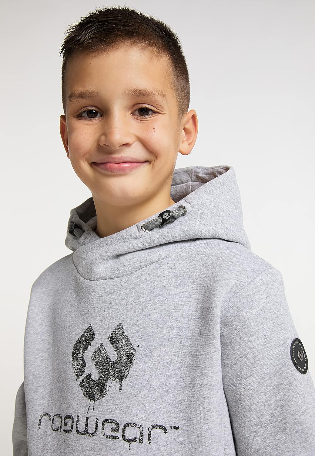 Ragwear Esam Jungen Sweatshirt 128 Light Grey, 128 Light Grey