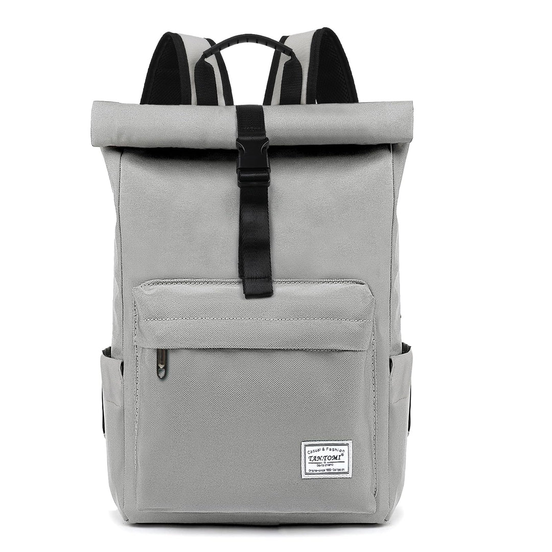 TANTOMI Rucksack Damen Herren, Rucksack Laptop Tasche 15,6 Zoll, Laptop Rucksack Damen Herren weit ö