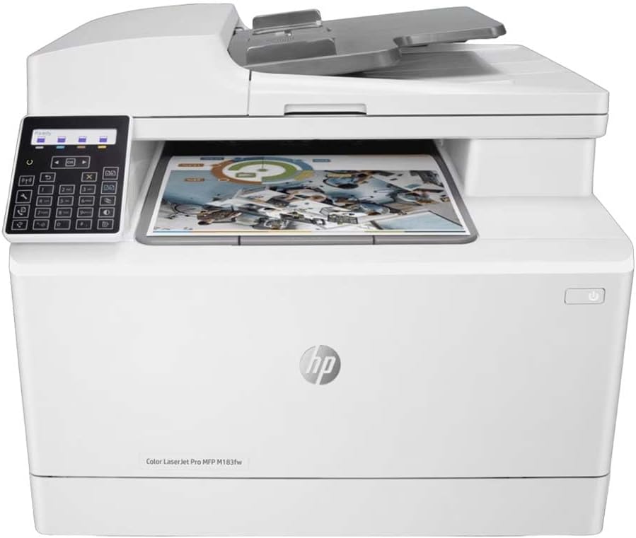Elektronisches Zubehör Marke HP Modell Multifunktionsgerät HP Color Laser Pro MFP M183FW Fax Etherne