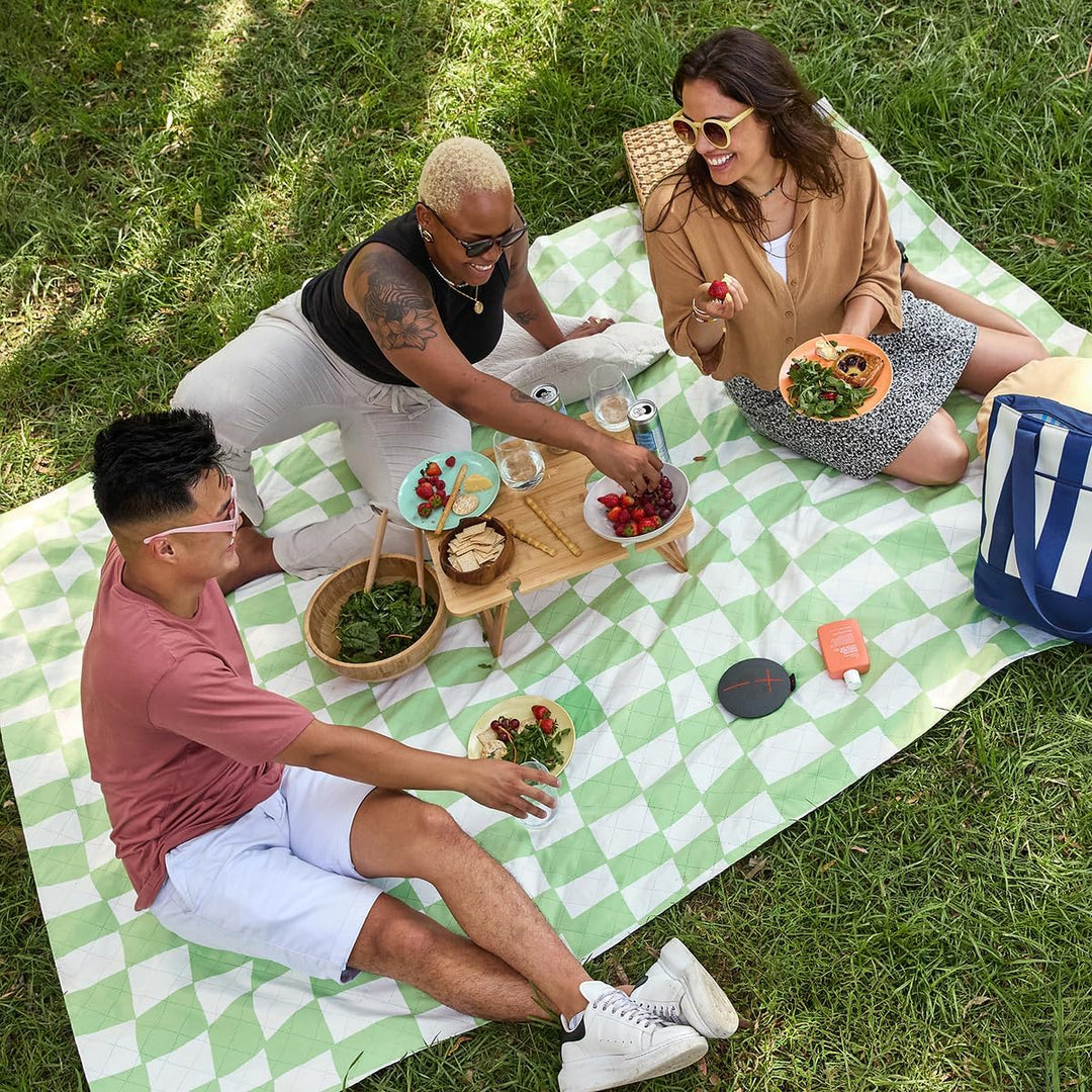 Dock & Bay Picknickdecke - Schnell trocknend und wasserfest - 100% recycelte Materialien - Large (66