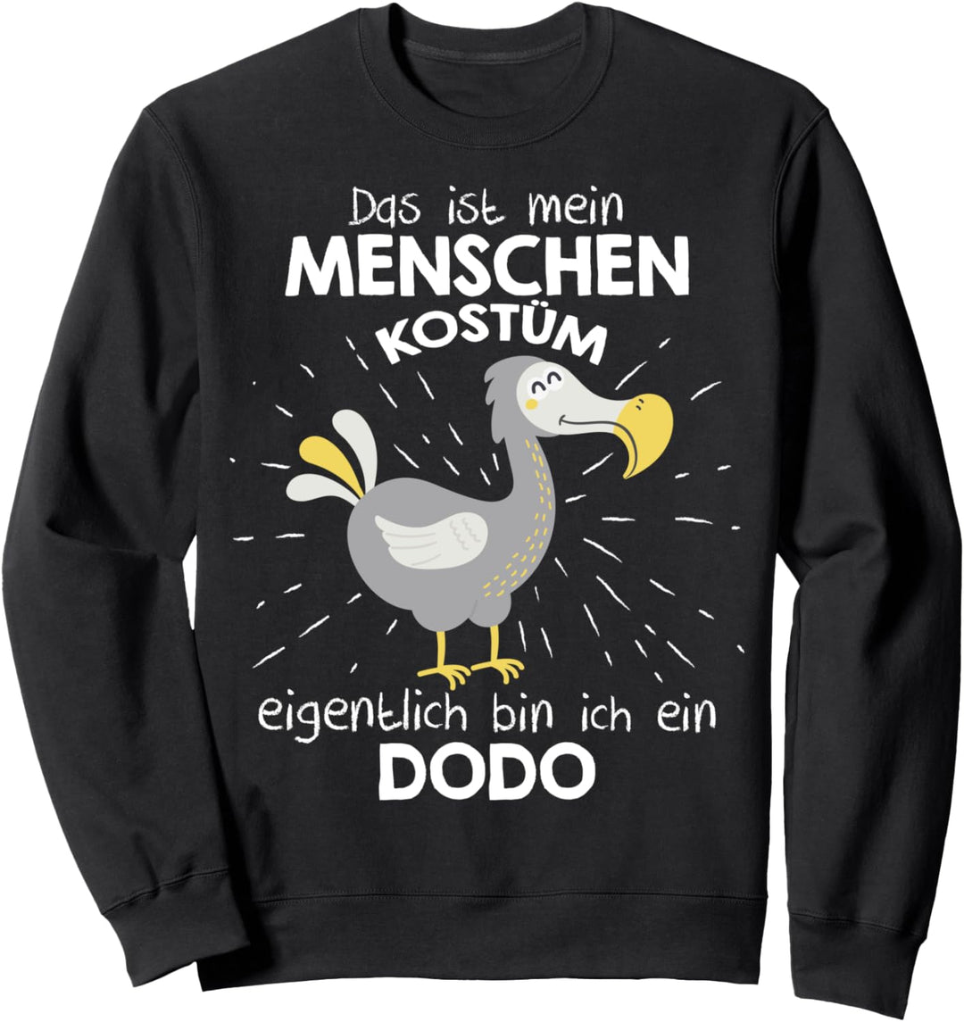 Mein Menschen Kostüm Bin ich ein Dodo, Halloween Outfit Sweatshirt