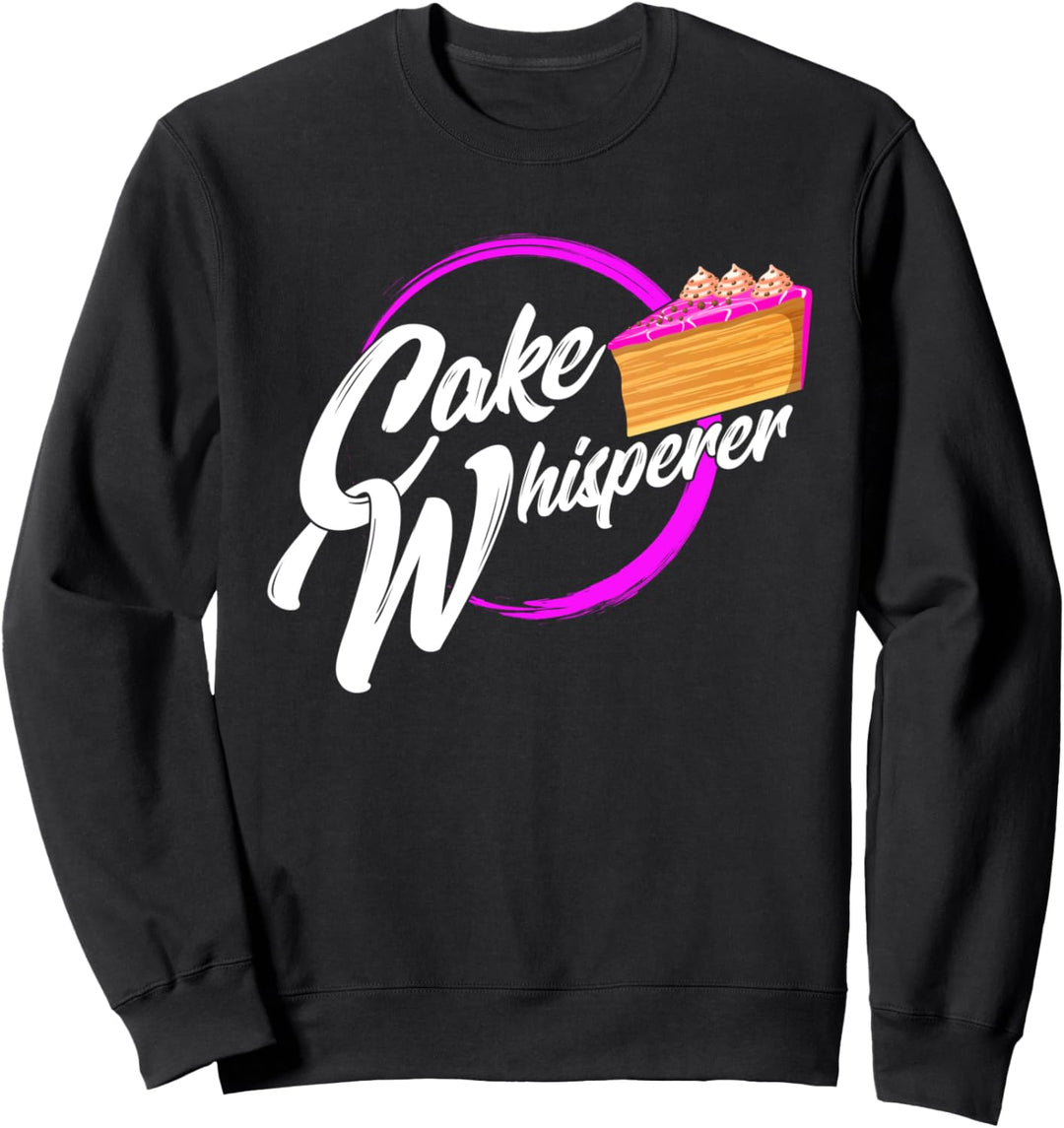 Kuchenflüsterer lustige Bäcker niedlich Backen Kuchen Gesche Sweatshirt
