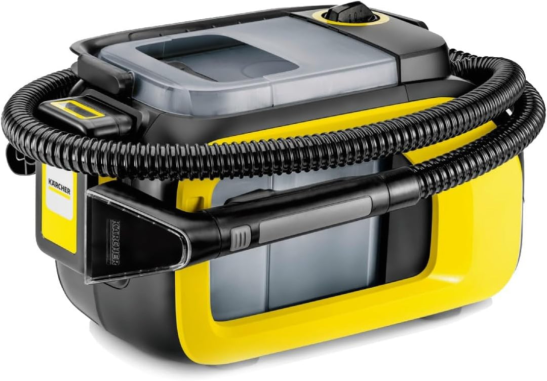 Kärcher SE 3-18 Compact Akku-Waschsauger (Integrierter Sprühschlauch, extra Wasch- und Fugendüse zur