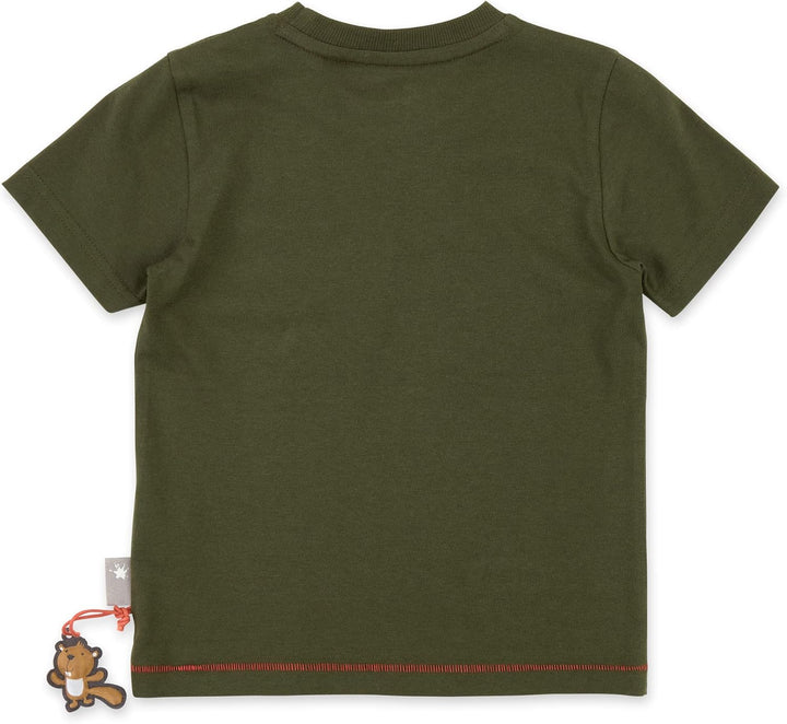 Sigikid Jungen T-Shirt, Dunklegrün