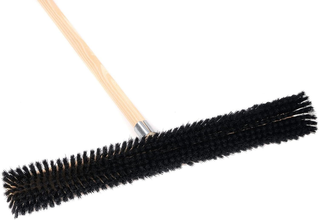 BawiTec Profi Saalbesen Grossraumbesen Kunsthaar-Borsten mit stabilem Stiel schwarz-weich (Breite 40