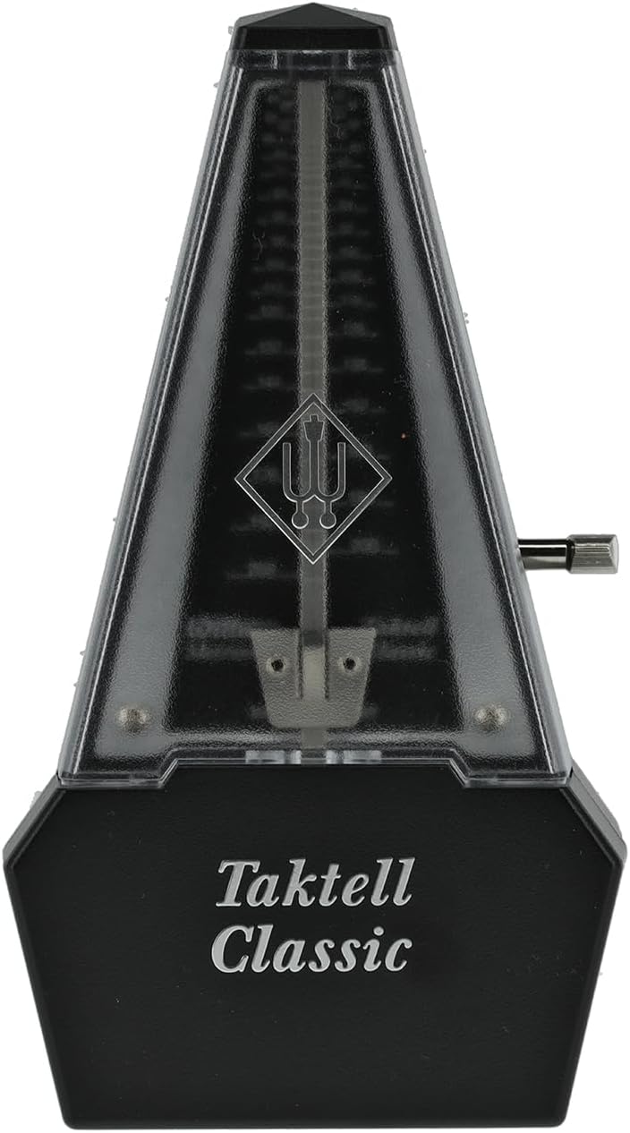 Wittner Metronom 829161 Kunststoffgehäuse ohne Glocke Taktell Classic silberfarben, silberfarben