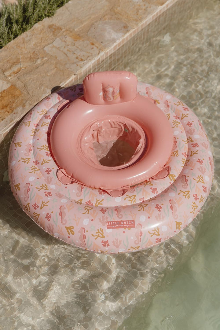 Little Dutch 2012846 Schwimmring/Schwimmsitz für Babys - Ocean Dreams rosa