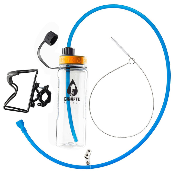 Giraffe Bottle Journey Trinksystem Klar Tritan Flasche 36 Zoll Reise Strohhalm mit rundem Rohr monti