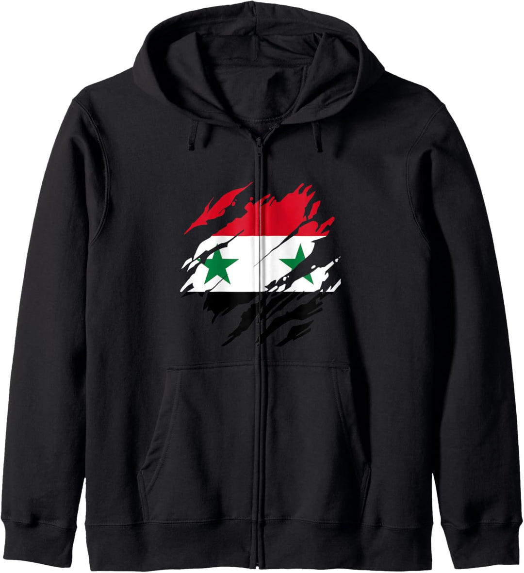 Syrische Flagge Syrien Kapuzenjacke