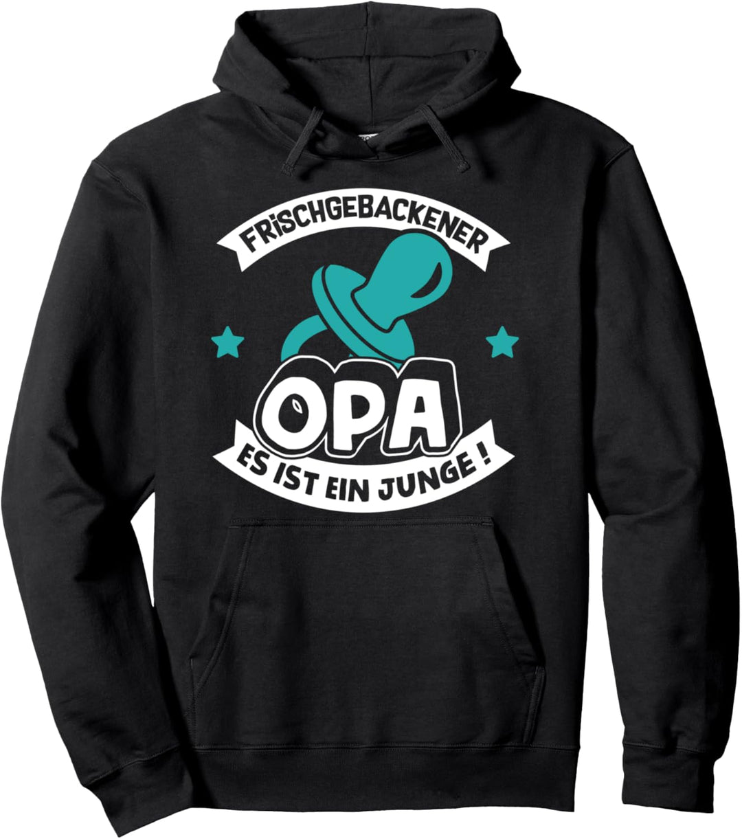 Frischgebackener Opa Es ist ein Junge! - Grossvater Pullover Hoodie