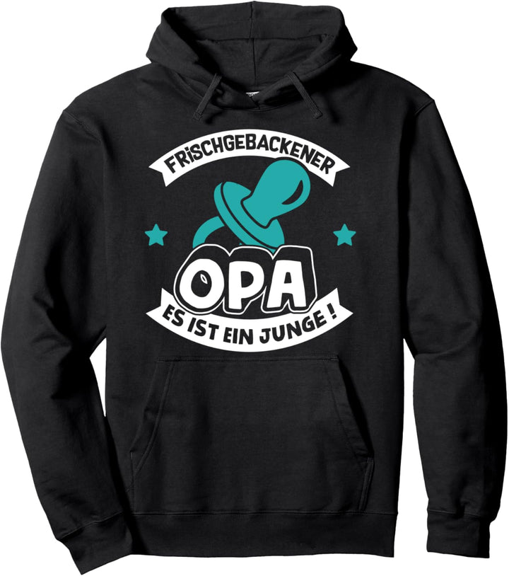 Frischgebackener Opa Es ist ein Junge! - Grossvater Pullover Hoodie