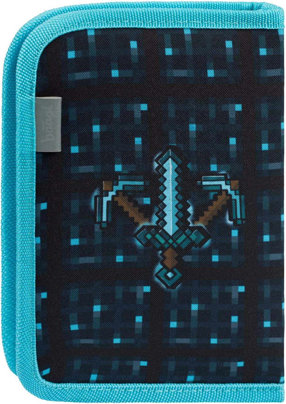 Baagl Minecraft Federmäppchen für Jungen und Mädchen, Schule Mäppchen, Federmappe, Federtasche für T