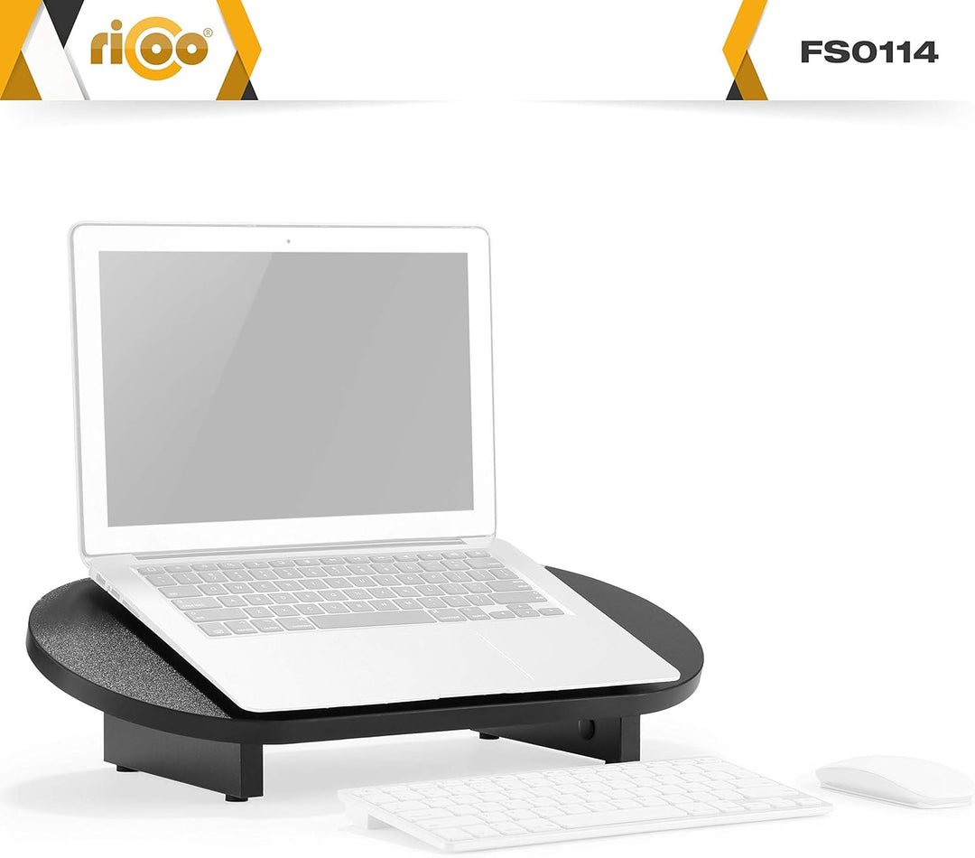 RICOO Laptop Ständer 48 x 24 x 13 cm FS0117 Laptopständer Schräg Schreibtischaufsatz Laptophalter Sc