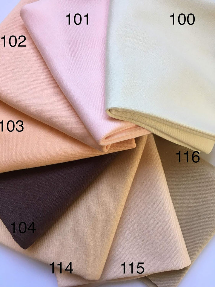 De Witte Engel Puppe Jersey hautfarben Stoff DIY Gesicht und Körper Puppenherstellung 25 * 80 cm (Ec