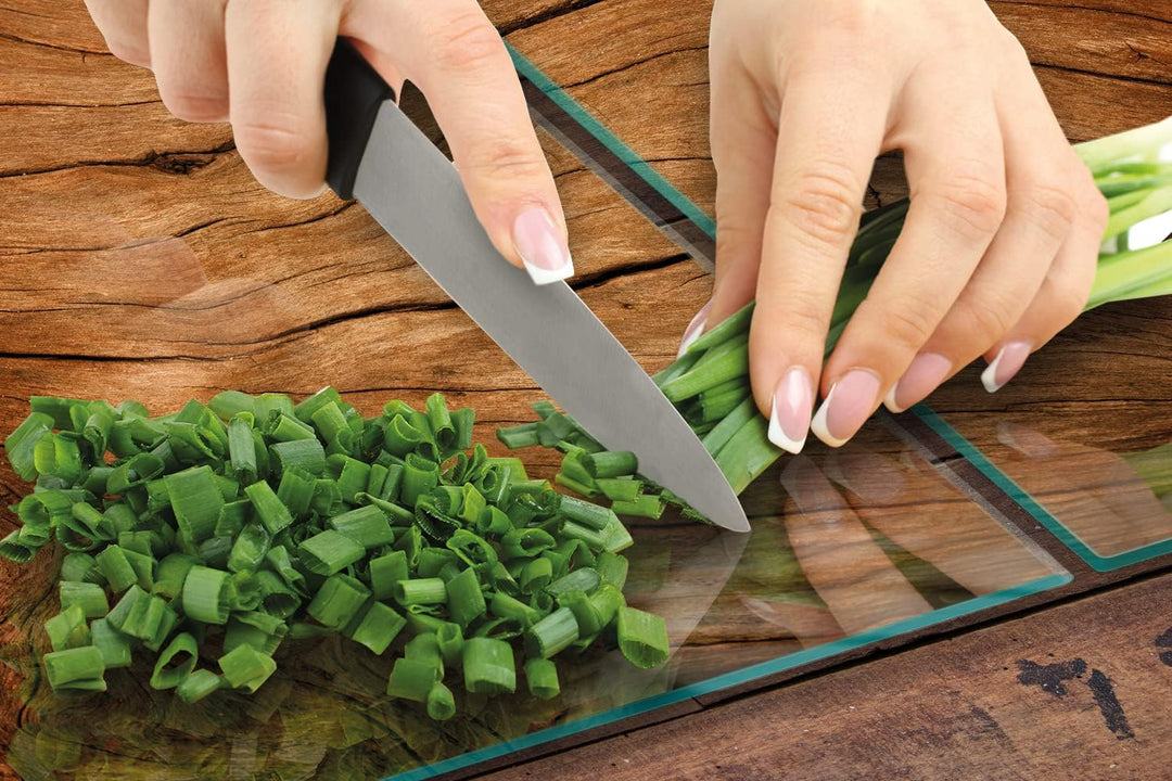 DarHaus Herdabdeckplatten tweiteilig 75x52 cm Ceranfeld Abdeckung Glas Spritzschutz Abdeckplatte Gla
