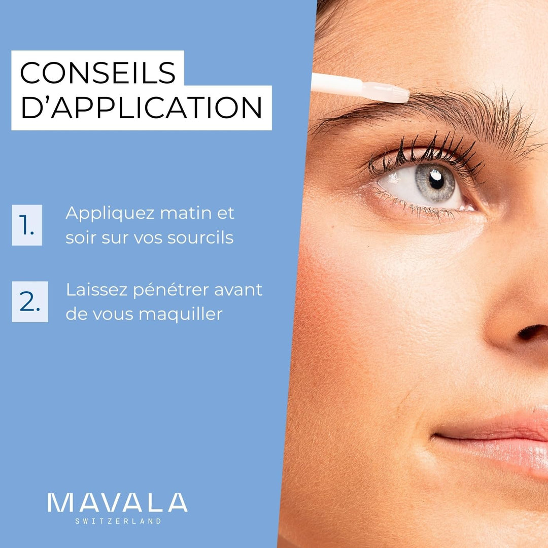 Mavala - Double-Brow-Serum – Serum für die Augenbrauen verdichtend und stärkend – stimuliert das Wac