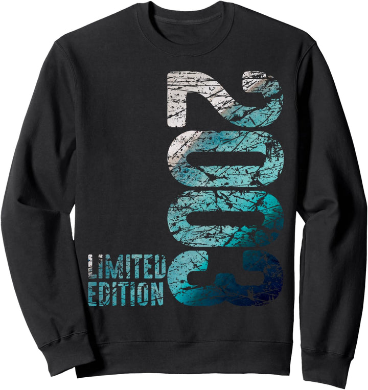 21. Geburtstag Mann Frau 21 Jahre 2003 Deko Lustig Geschenk Sweatshirt
